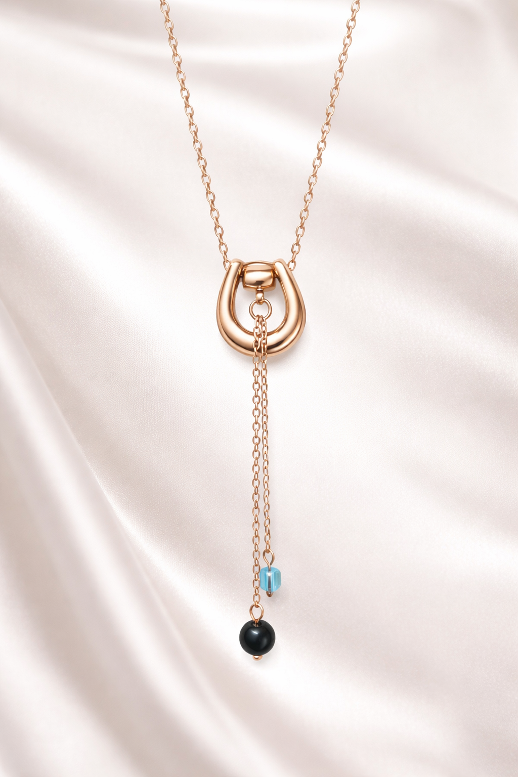 Rose Gold Drop Necklace