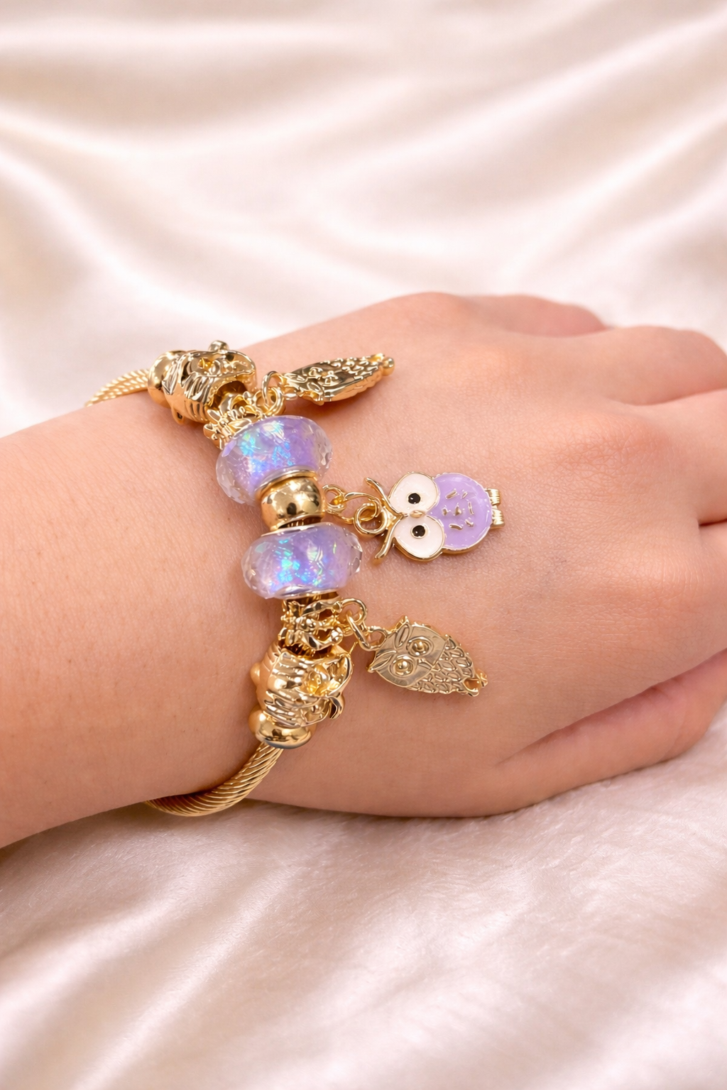 The Night Owl Charm Cuff