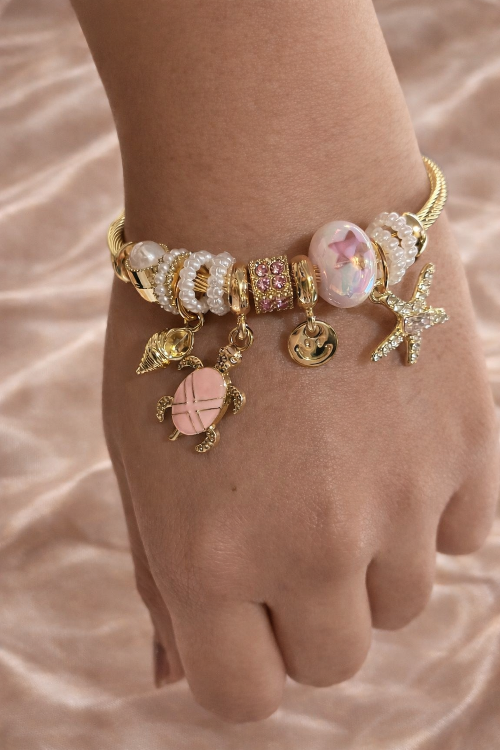 Sea Soul Charm Cuff