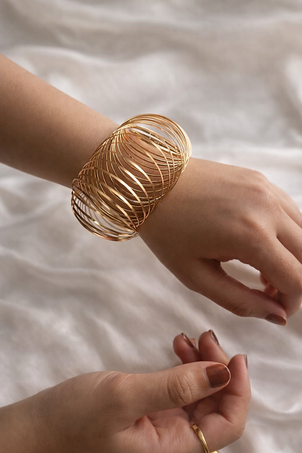 Whimsy Orbit Cuff Bracelet